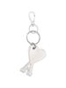 Ami Alexandre Mattiussi Ami De Coeur Keyring - Silver - Thumbnail 1