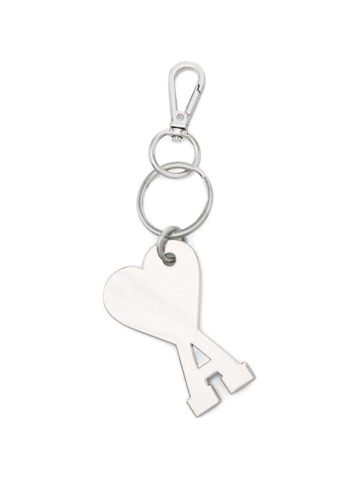 Ami Alexandre Mattiussi Ami De Coeur Keyring - Silver - Image 2 of 3