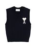 Ami Alexandre Mattiussi Ami De Coeur Sweater Vest - Blue - Thumbnail 1