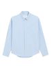 Ami Alexandre Mattiussi Striped Cotton Shirt - Clear Blue - Thumbnail 1