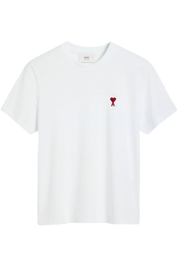 Ami Alexandre Mattiussi Ami De Coeur Cotton T-Shirt - White