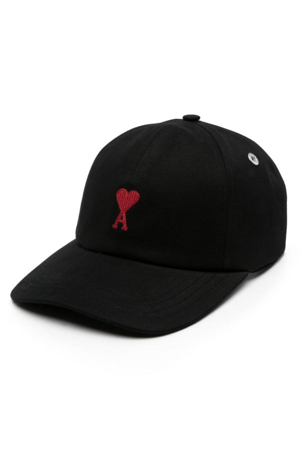 Ami Alexandre Mattiussi Ami De Coeur Baseball Cap - Black