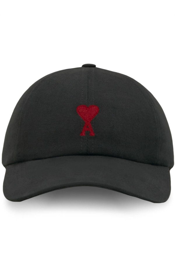 Ami Alexandre Mattiussi Ami De Coeur Baseball Cap - Black