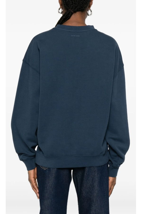 Anine Bing Sweatshirt - Blue/Red