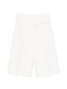 Ami Alexandre Mattiussi Cotton Bermuda Shorts - Beige - Thumbnail 1