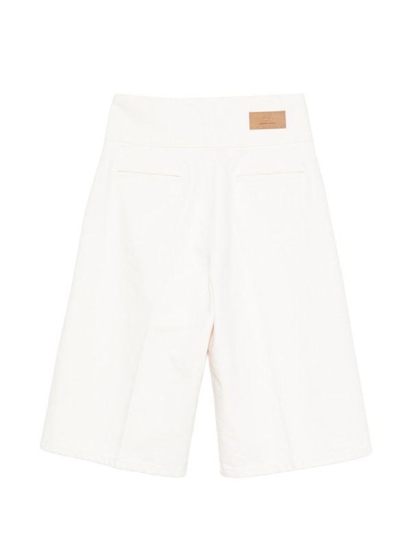 Ami Alexandre Mattiussi Cotton Bermuda Shorts - Beige