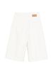 Ami Alexandre Mattiussi Cotton Bermuda Shorts - Beige - Thumbnail 2