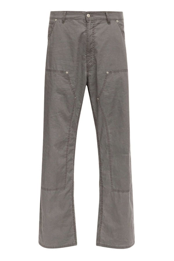 MM6 Maison Margiela Wide-Leg Denim Jeans - Gray