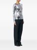 MM6 Maison Margiela Metallized Top - Silver - Thumbnail 4