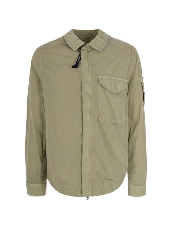 C.P. Company Nylon Overshirt Jacket - Green