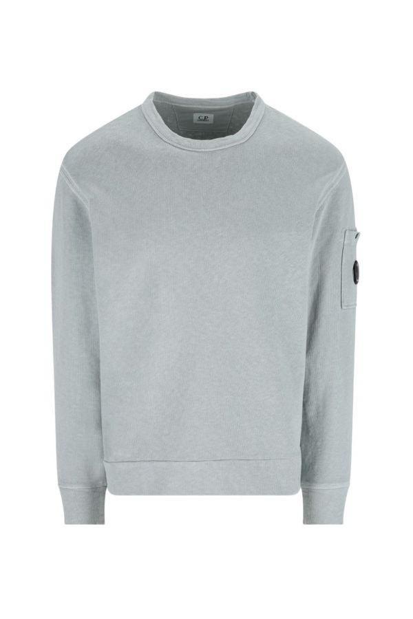 C.P. Company Cotton Sweatshirt - Clear Blue
