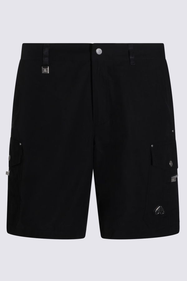 MOOSE KNUCKLES Black Short Shorts - Black