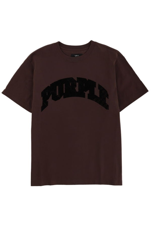PURPLE Brand Logo T-Shirt - Brown