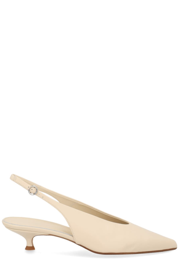 aeydē Decollet Camila Heels - Ivory