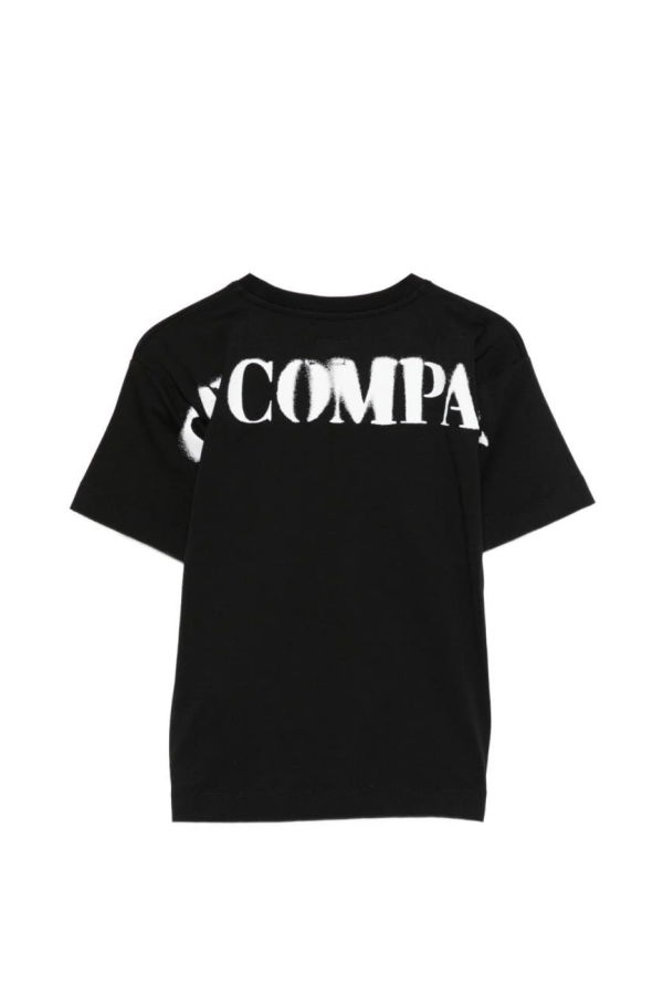 KIDS C.P. Company T-shirt With Logo Top - Black