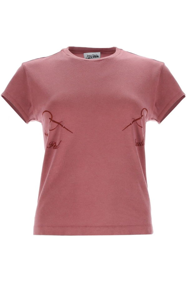 Jean Paul Gaultier Needles T-Shirt - Bordeaux