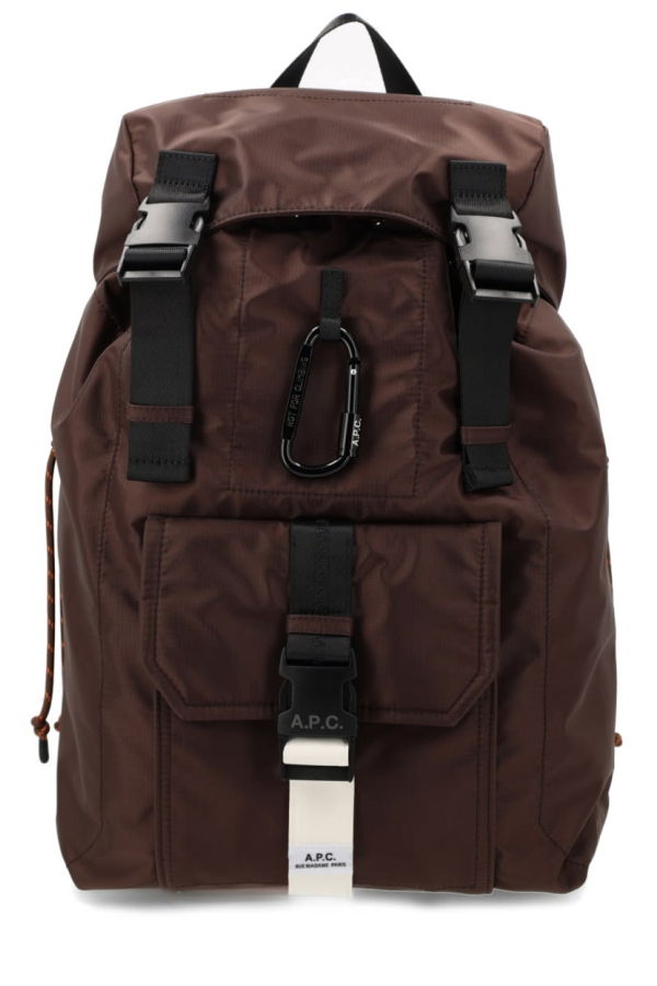 A.P.C. Trek With Logo Backpack - Brown