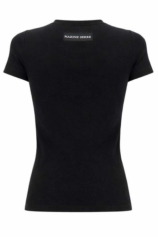 MARINE SERRE T-shirt Moon Tee - Black