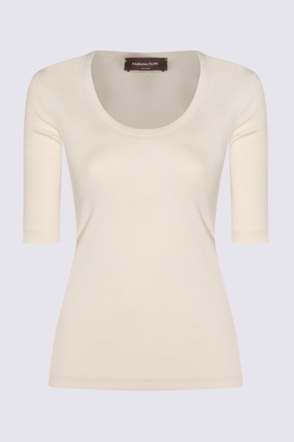 Fabiana Filippi Cotton Top - Burro