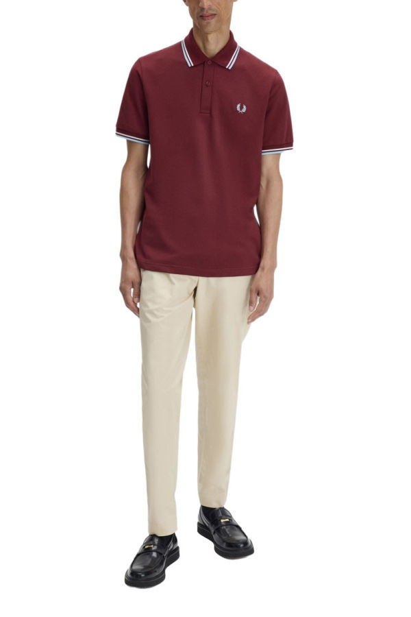 Fred Perry Polo With Logo Polo Shirt - Red