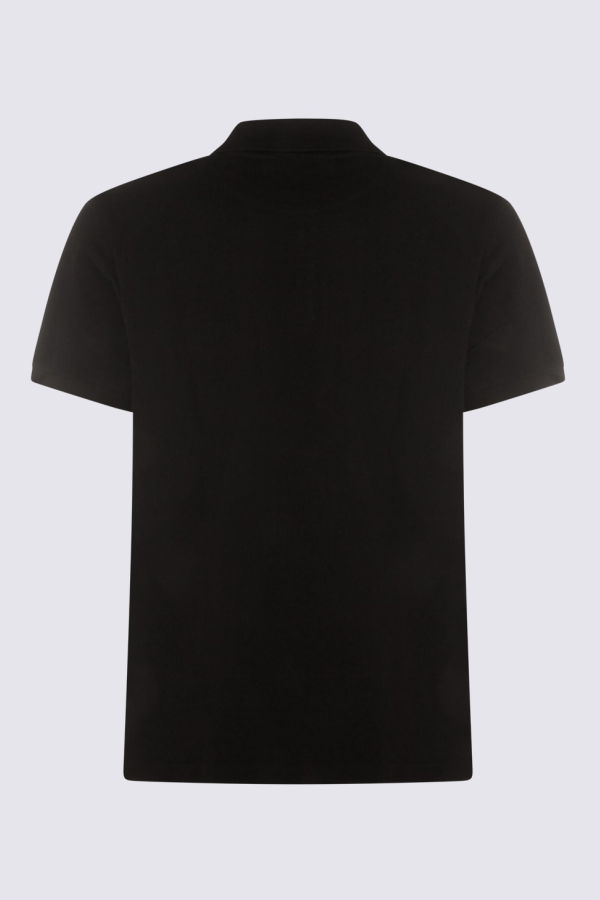 Etro Black Cotton Polo Shirt - Black