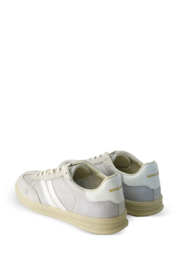 Woolrich Double U Leather Sneakers - Gray