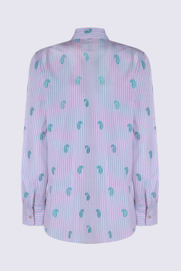 Etro Multicolor Silk Shirt - Red