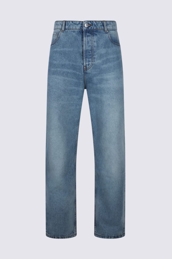 Ami Alexandre Mattiussi Cotton Denim Jeans - Blue Used
