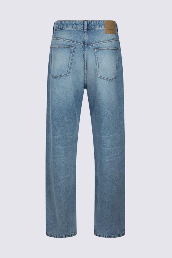 Ami Alexandre Mattiussi Cotton Denim Jeans - Blue Used