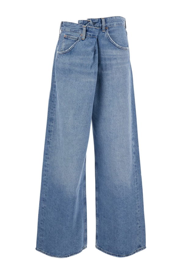 AGOLDE Vana Fold Jeans - Blue