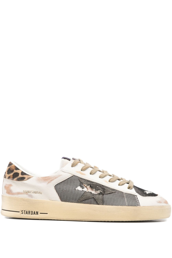 Golden Goose Stardan Leather Sneakers - Brown
