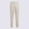 Fabiana Filippi White Cotton Pants - Burro - Thumbnail 2