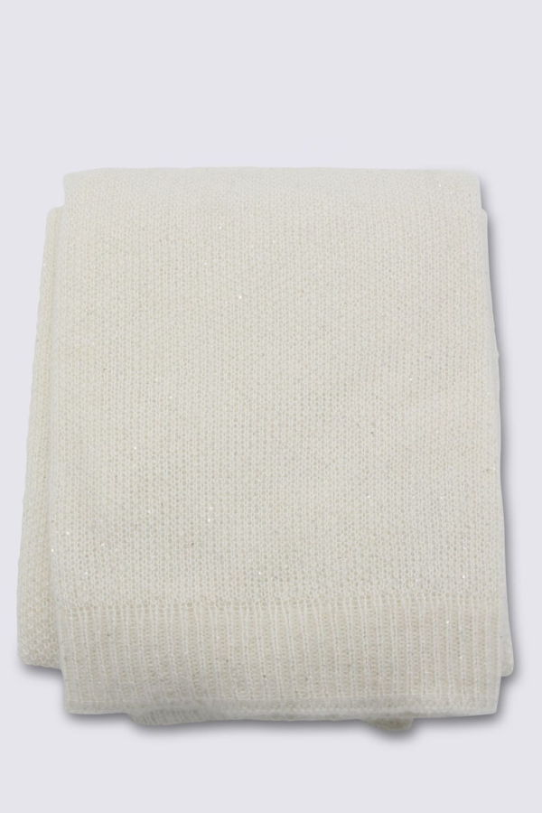 Fabiana Filippi Wool Blend Scarf - White