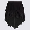 Blumarine Viscose Skirt - Black - Thumbnail 1