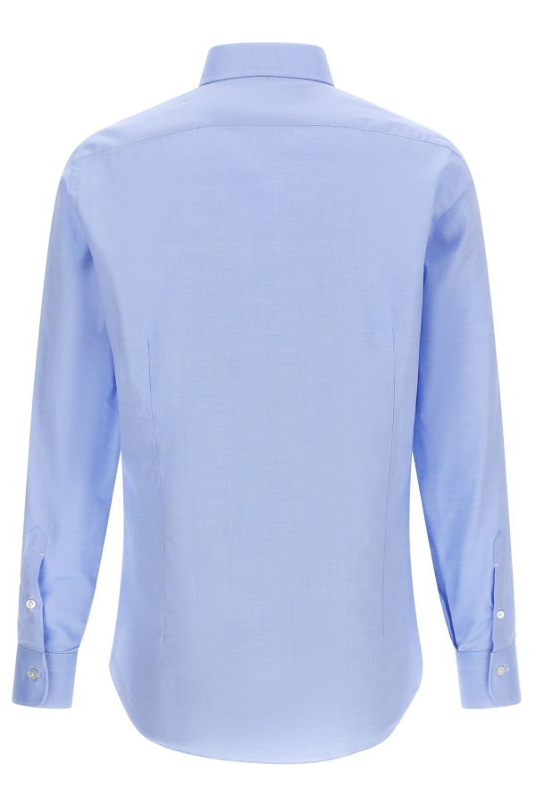 Barba Napoli Oxford Cotton Shirt - Light Blue