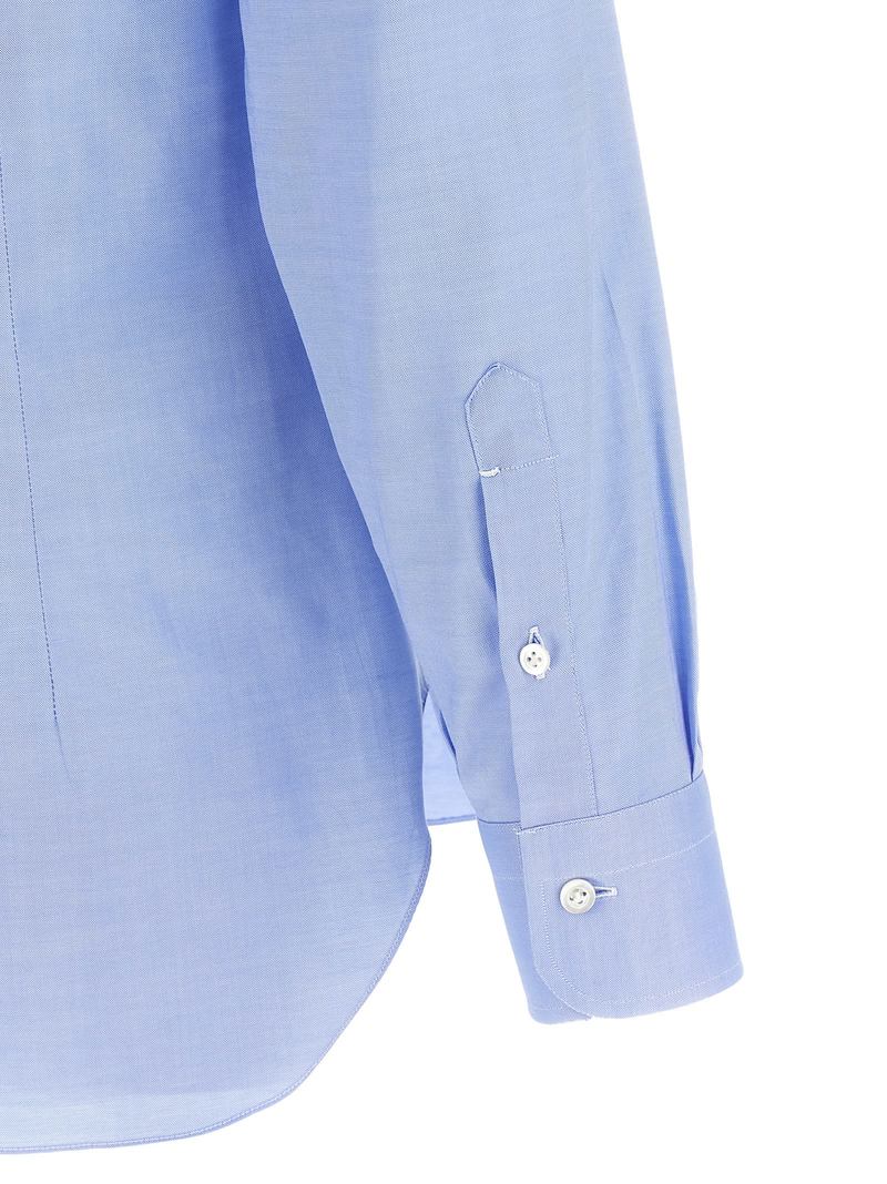 Barba Napoli Oxford Cotton Shirt - Light Blue