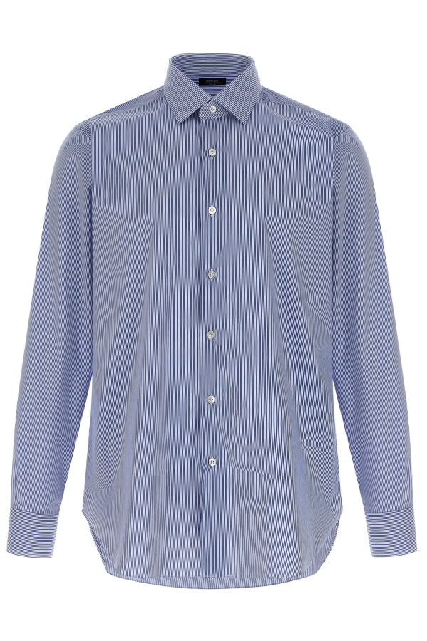Barba Napoli Striped Shirt - Blue