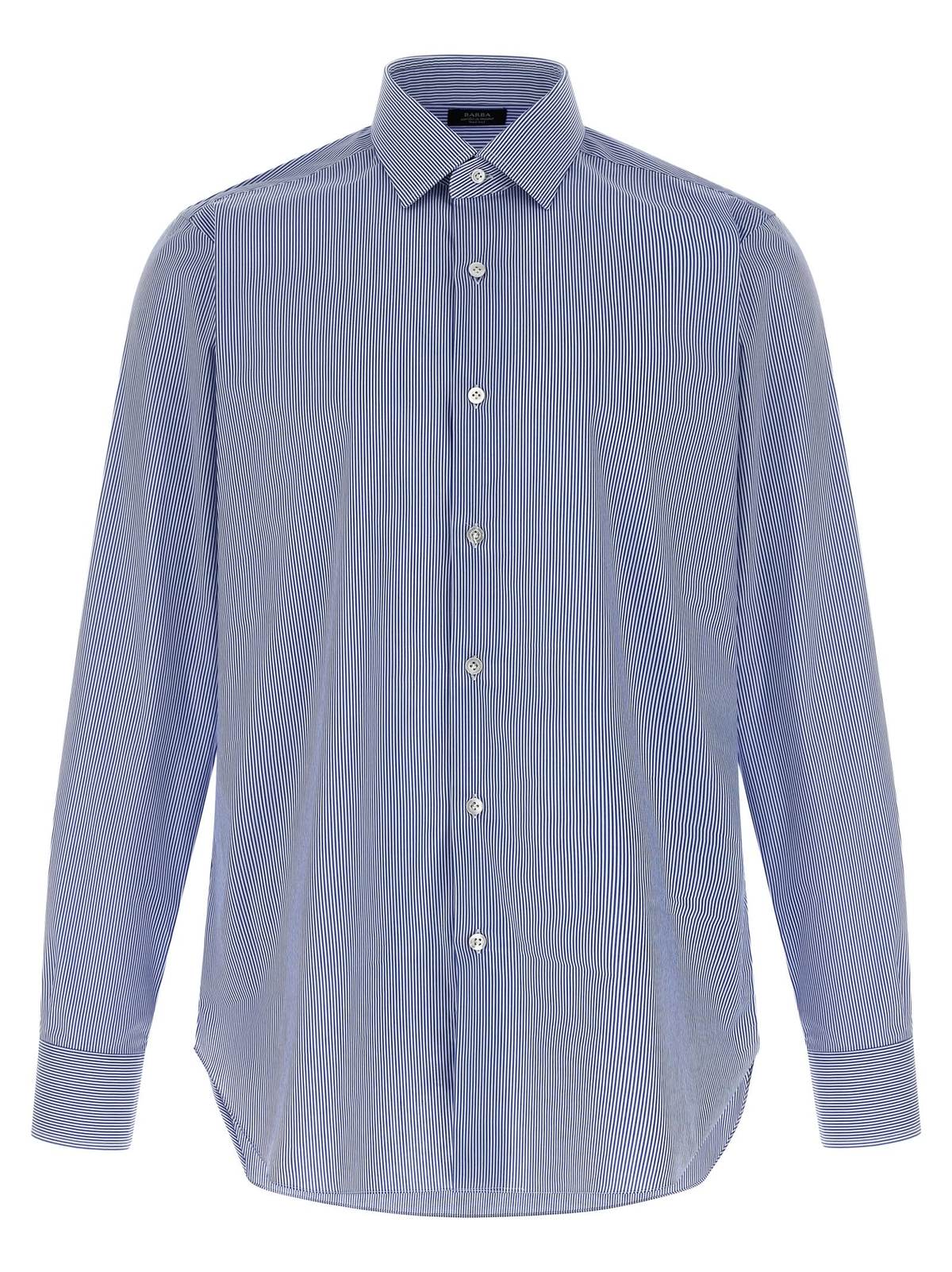 Barba Napoli Striped Shirt - Blue - Image 1 of 4