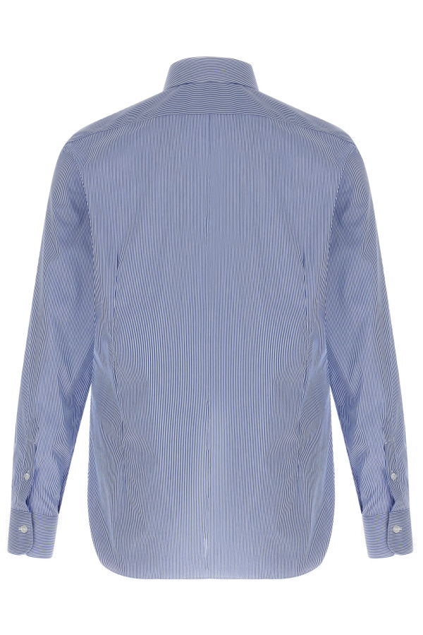 Barba Napoli Striped Shirt - Blue