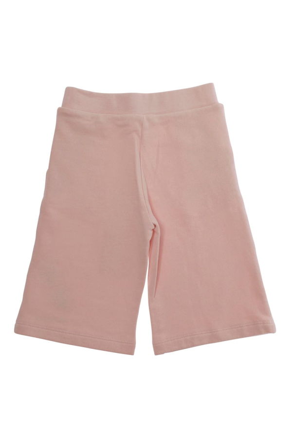 KIDS Marni Shorts With Embroidered Lettering Logo On The Front In Cotton - Pink