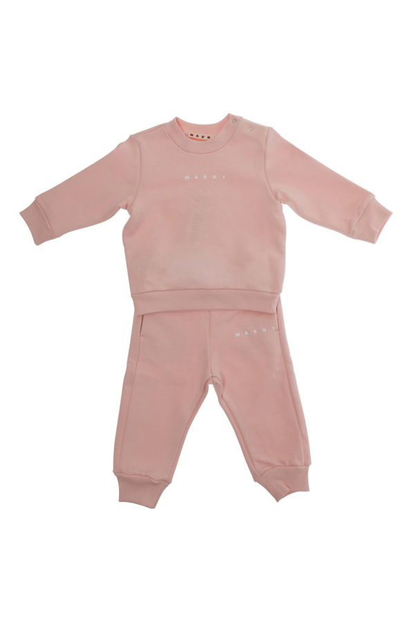 KIDS Marni Sweatshirt and Pants Set - Pink