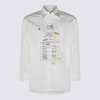 MM6 Maison Margiela White Cotton Shirt - White - Thumbnail 1