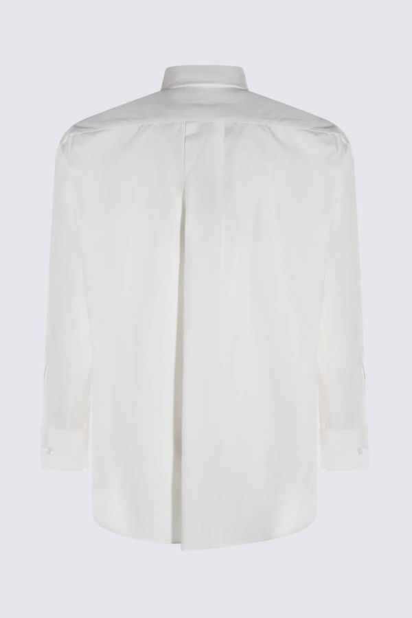 MM6 Maison Margiela White Cotton Shirt - White