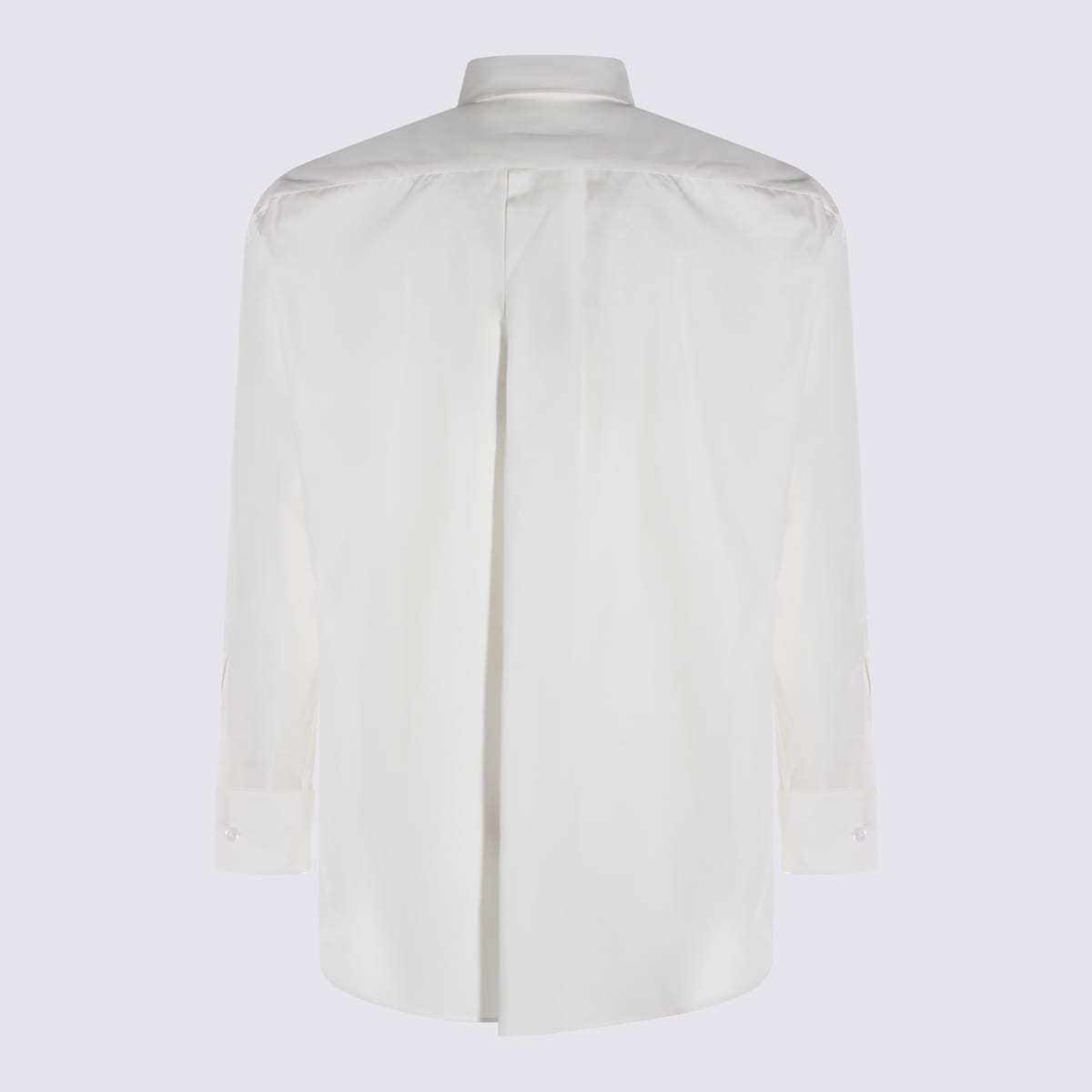 MM6 Maison Margiela White Cotton Shirt - White - Image 2 of 4