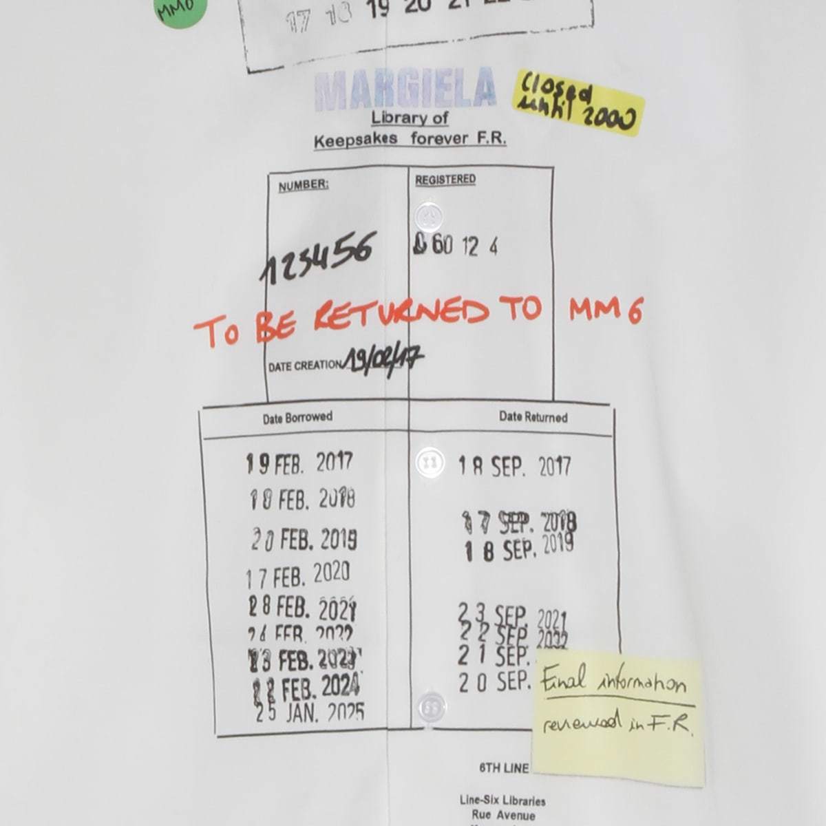 MM6 Maison Margiela White Cotton Shirt - White - Image 3 of 4