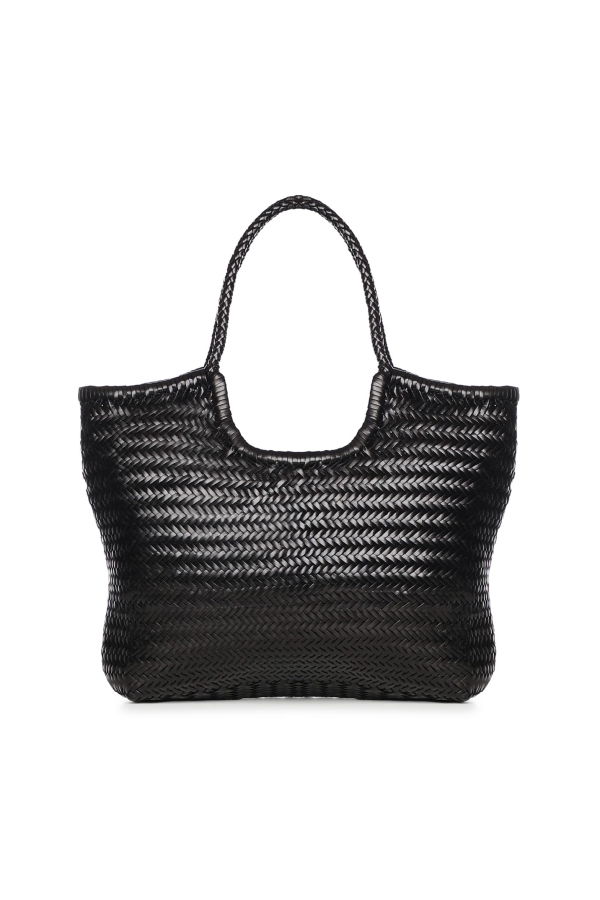 Dragon Diffusion Ns Diagonal Triple Jump Leather Bag - Black