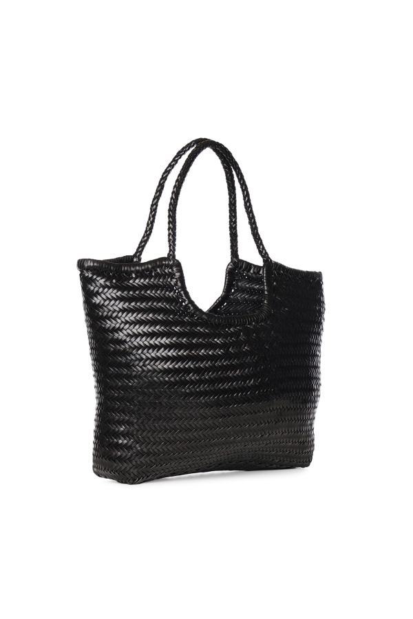 Dragon Diffusion Ns Diagonal Triple Jump Leather Bag - Black