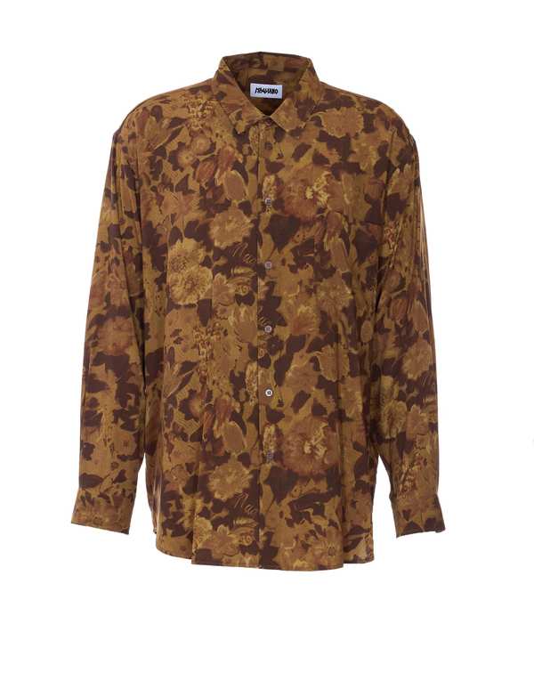 Magliano Dried Flowers Shirt - Brown