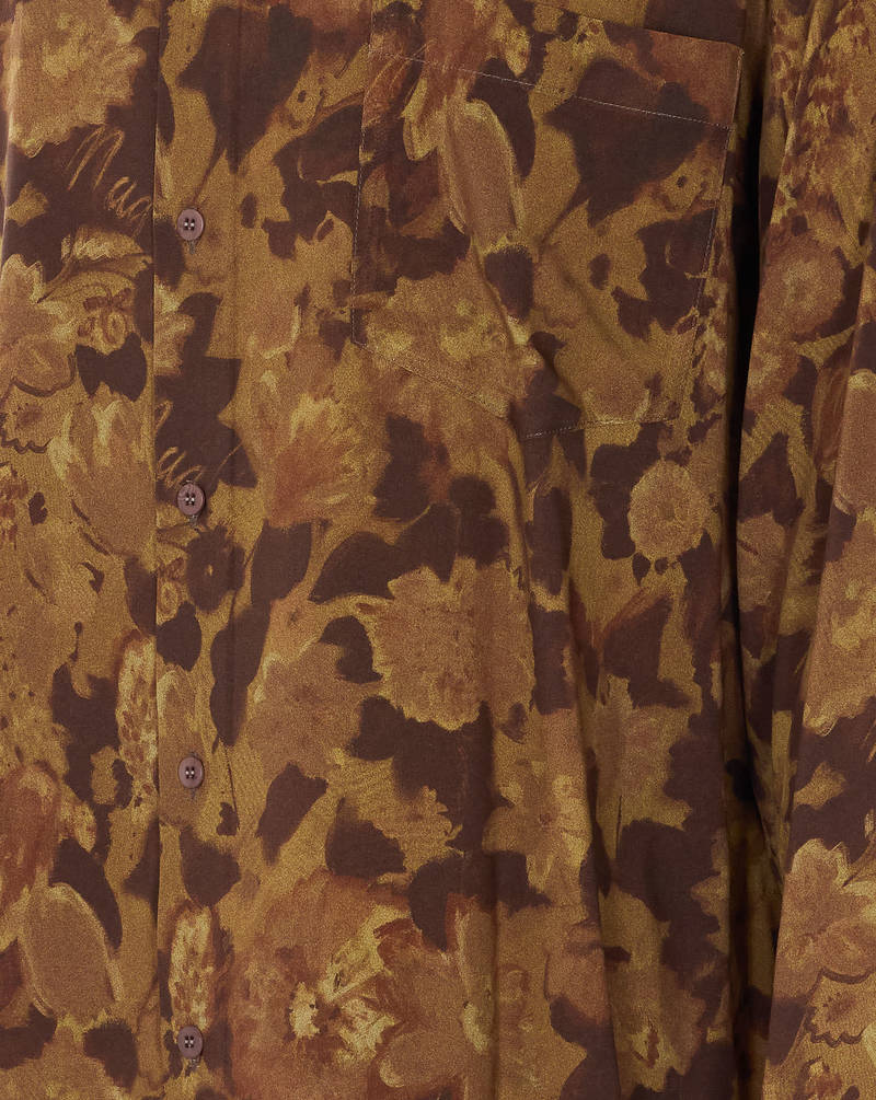 Magliano Dried Flowers Shirt - Brown