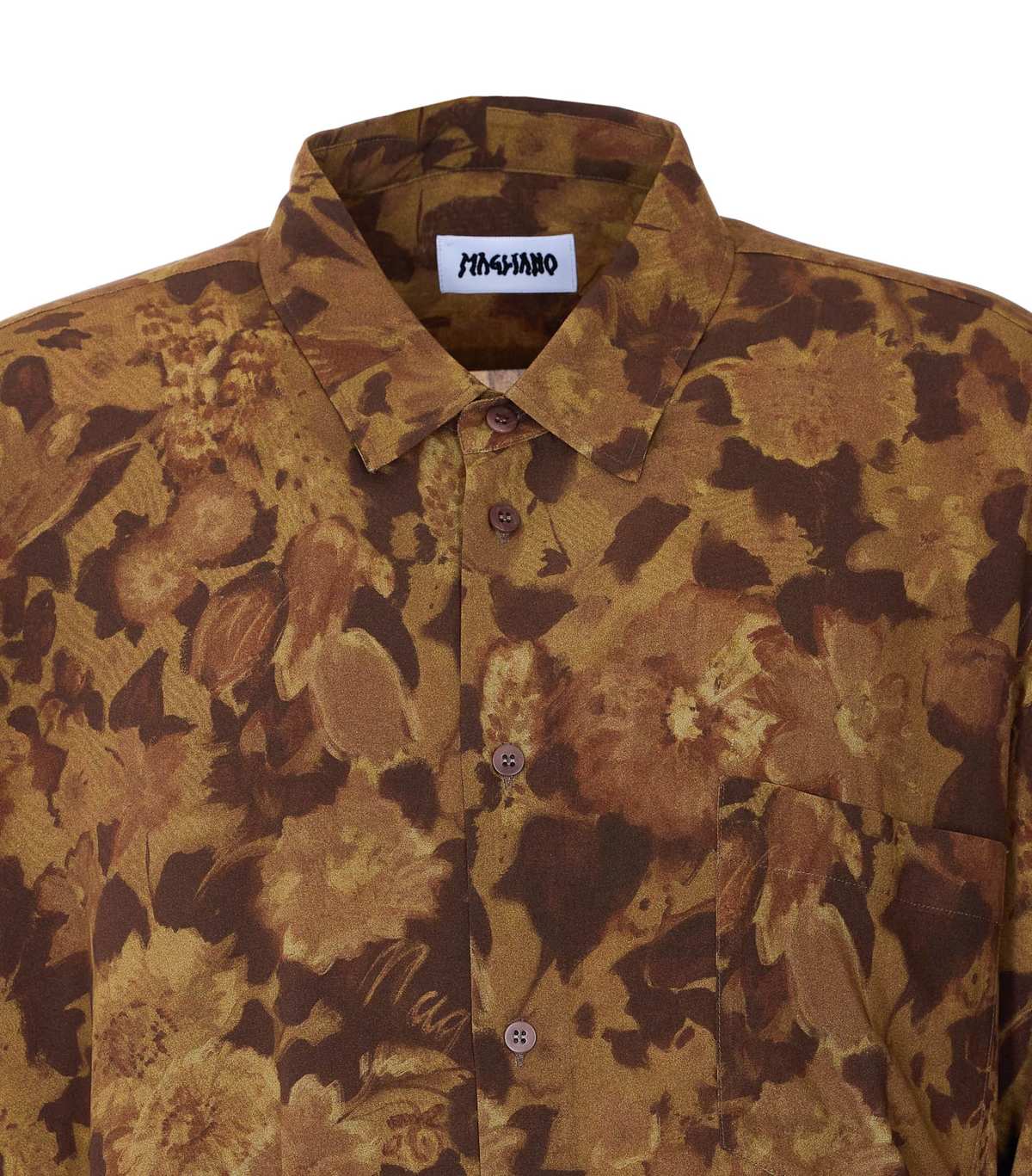 Magliano Dried Flowers Shirt - Brown - Image 4 of 4